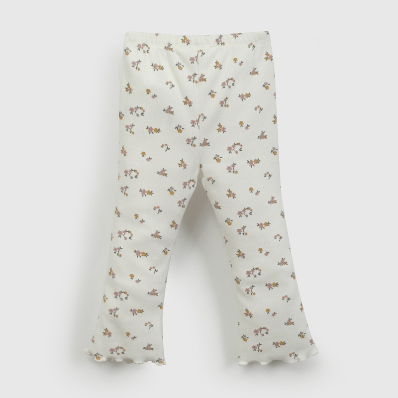 Pata Blanca Flores de Niña Infantil talla 3/6 M a 24m/36 M
