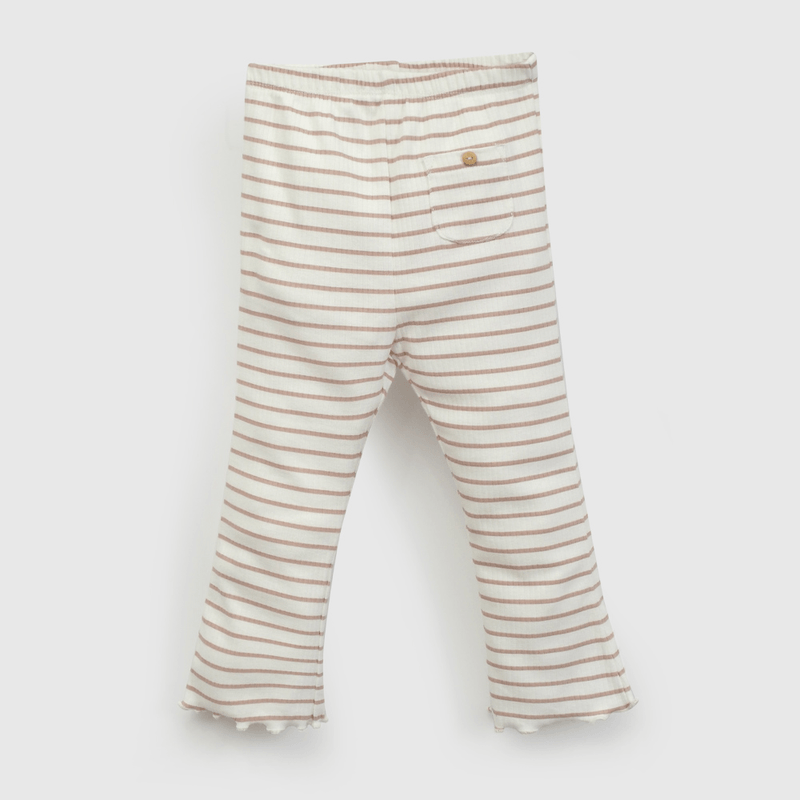 Pata Blanca Rayada de Niña Infantil talla 3/6 M a 24m/36 M