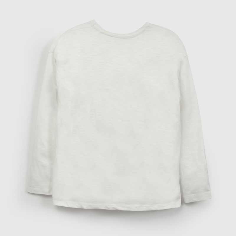 Polera Blanca Botas Cowboy de Niña talla 3 a 12 añoss