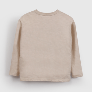 Polera Beige de Niño talla 3 a 12 añoss
