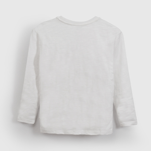 Polera Blanca Básica de Niño talla 3 a 12 añoss