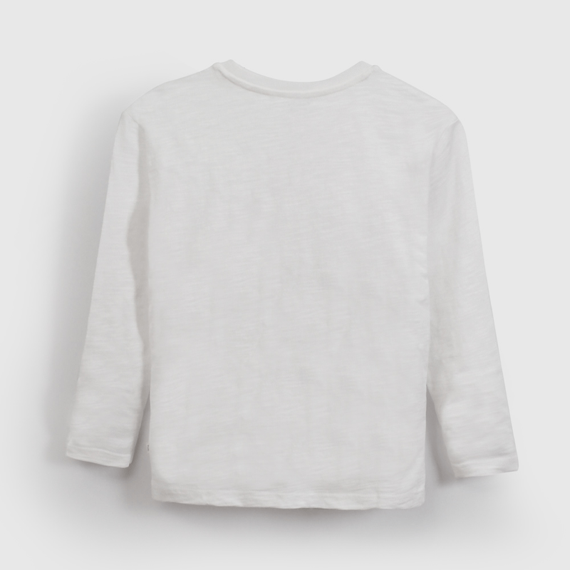 Polera Blanca Básica de Niño talla 3 a 12 añoss