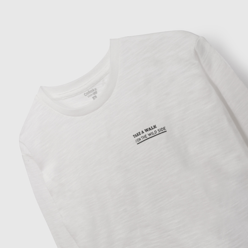 Polera Blanca Básica de Niño talla 3 a 12 añoss