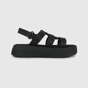 Sandalia Negra con Plataforma de Niño talla 28 a 38