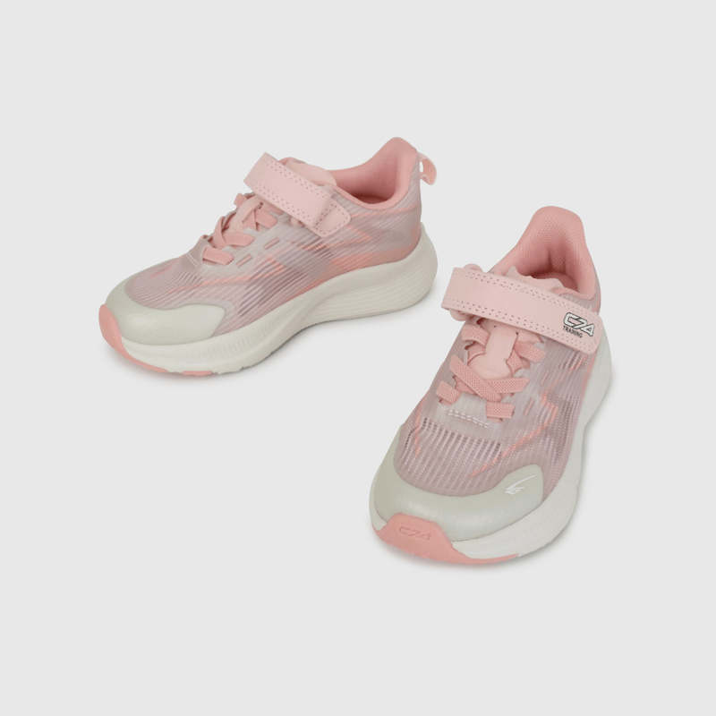 Zapatilla Deportiva Running Rosada de Caminante talla 21 a 27