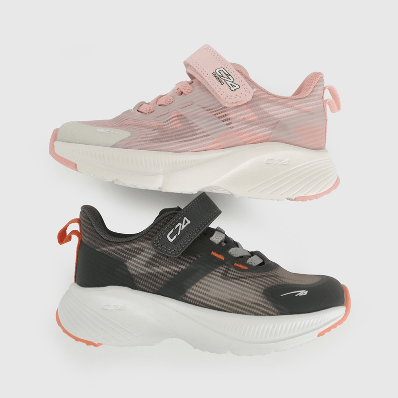 Zapatilla Deportiva Running Rosada de Caminante talla 21 a 27