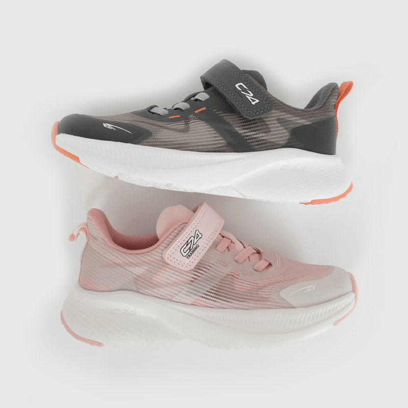 Zapatilla Deportiva Running Rosada de Niño talla 28 a 38