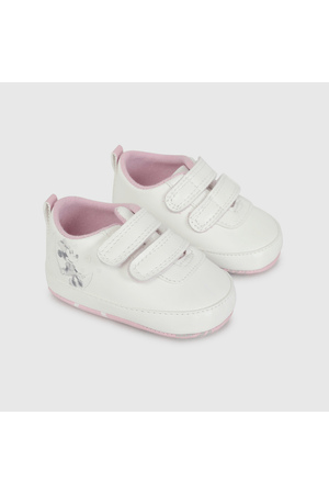 Zapatilla Blanca de Minnie de Bebé talla 14 a 18