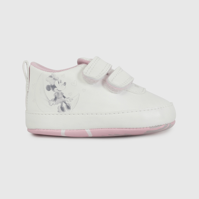 Zapatilla Blanca de Minnie de Bebé talla 14 a 18