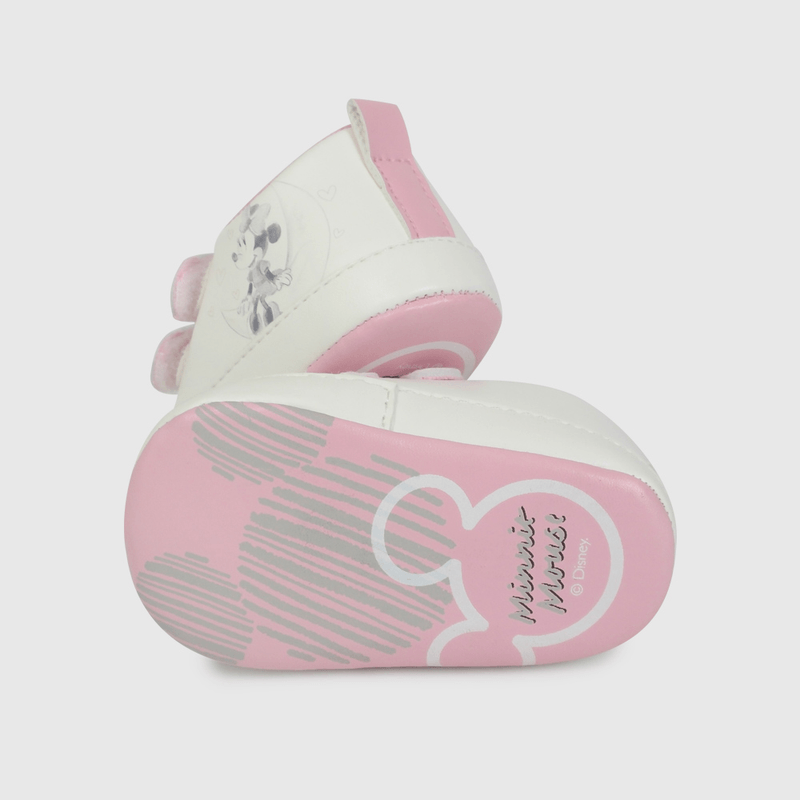 Zapatilla Blanca de Minnie de Bebé talla 14 a 18