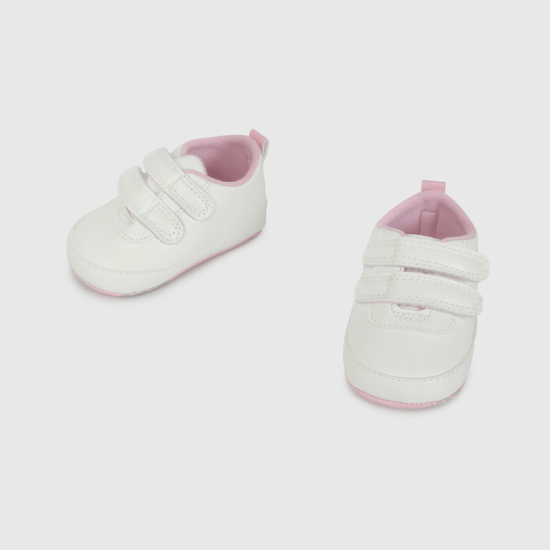 Zapatilla Blanca de Minnie de Bebé talla 14 a 18