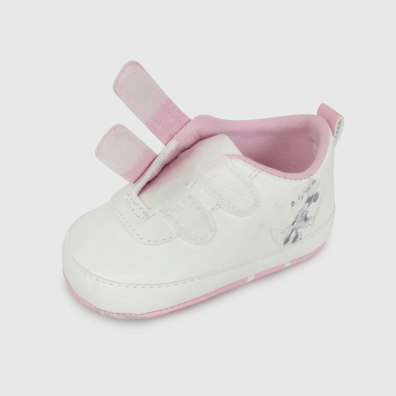Zapatilla Blanca de Minnie de Bebé talla 14 a 18