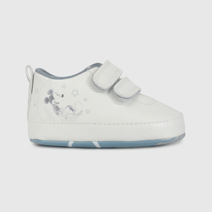 Zapatilla Blanca de Mickey de Bebé talla 14 a 18