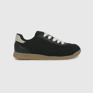 Zapatilla Urbana Negra de Niño Calce Medio talla 28 a 38