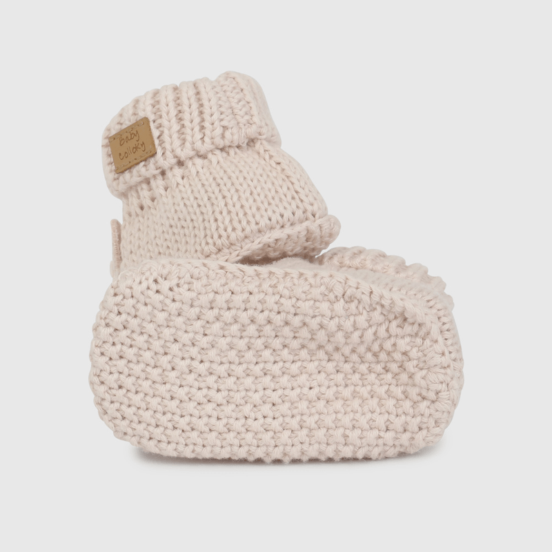 Zapato Tejido Rosado de Gato de Bebé talla 14 a 18