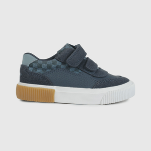 Zapatilla Urbana Azul con Cuadros de Caminante talla 21 a 27