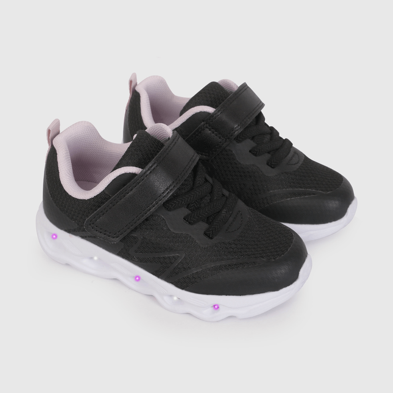 Zapatilla de Luces Negra de Caminante talla 21 a 27