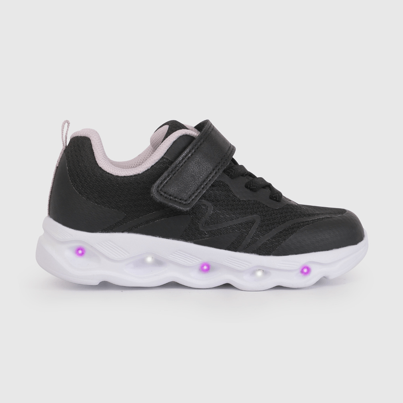 Zapatilla de Luces Negra de Caminante talla 21 a 27