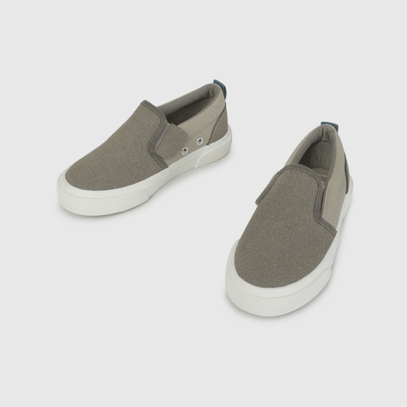 Zapatilla de Lona Beige Slip On de Caminante talla 21 a 27