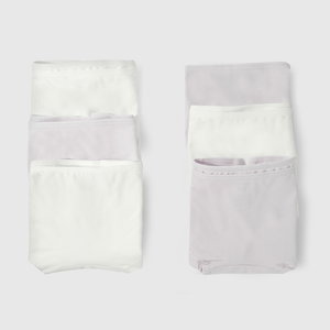 Pack Seis Calzón Blanco de Niña talla 2 a 12 años