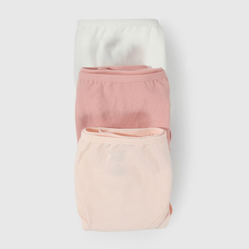 Pack Tres Calzón Rosado de Niño talla 2 a 12 años