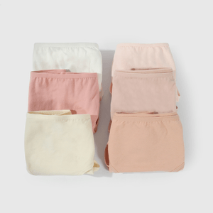 Pack Seis Calzón Rosado de Niña talla 2 a 12 años