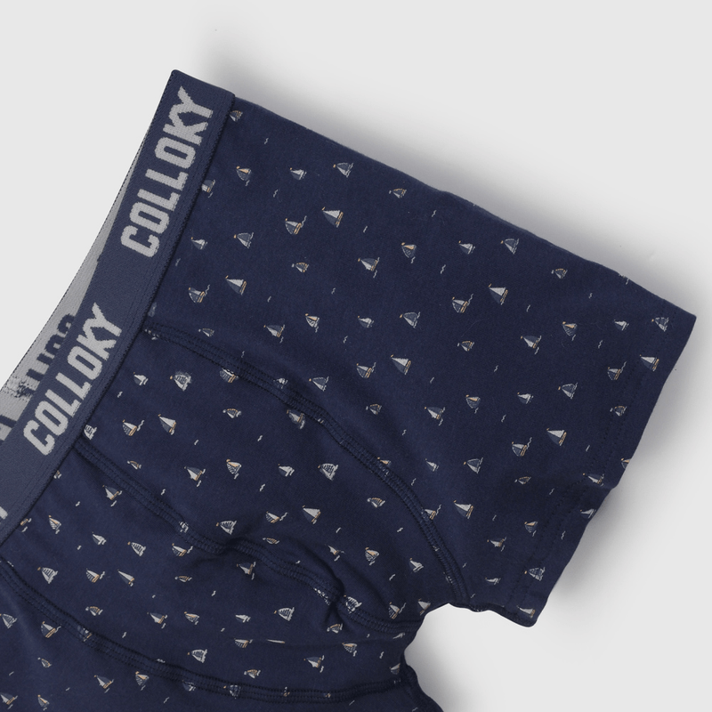 Pack Tres Boxer Palmeras De Niño Celeste talla 2 a 12 añoss