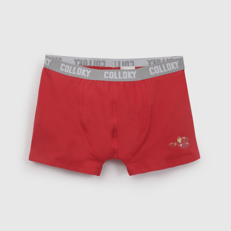 Pack Tres Boxer Iron Man De Niño Rojo talla 2 a 12 añoss
