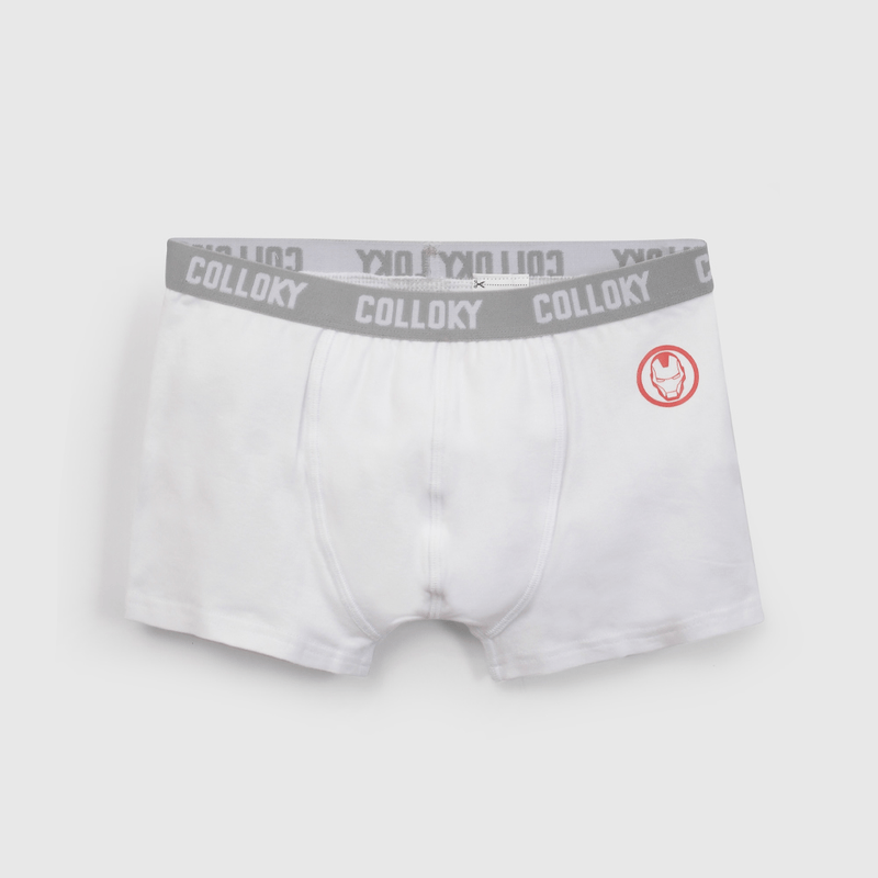 Pack Tres Boxer Iron Man De Niño Rojo talla 2 a 12 añoss