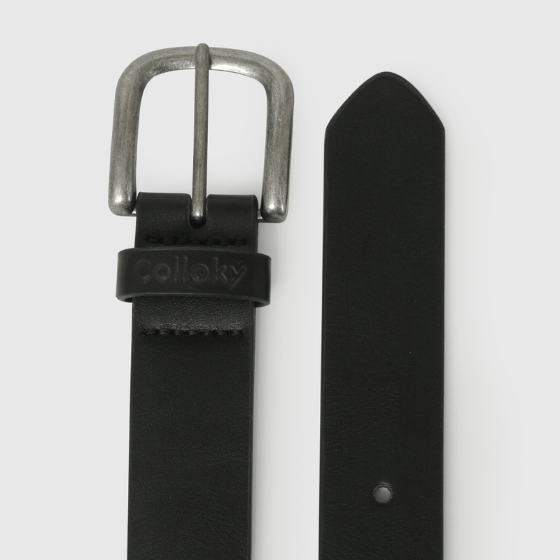 Cinturón Negro Unisex de Niño talla 2 a 12 añoss
