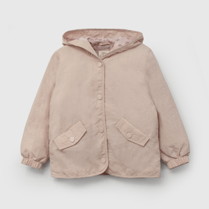 Cortaviento Rosado  de Niña Infantil talla 3/6 M a 24m/36 M