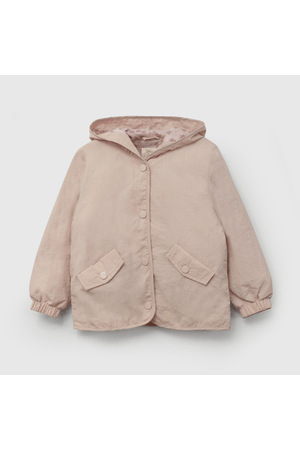 Cortaviento Rosado  de Niña Infantil talla 3/6 M a 24m/36 M