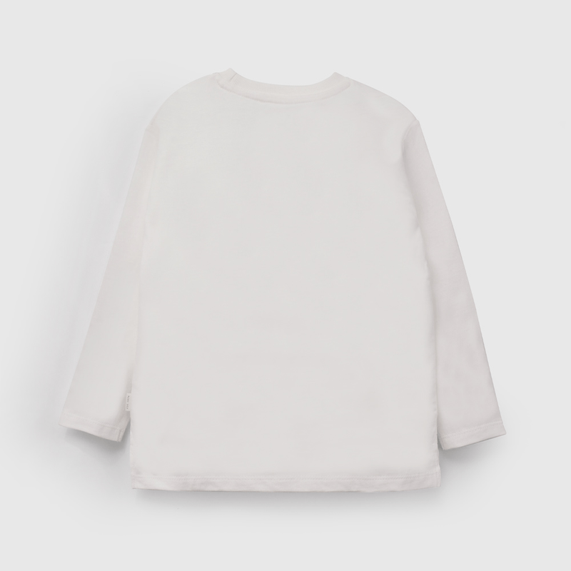Polera Blanca Wildlife De Niño Infantil talla 3/6 M a 24m/36 M