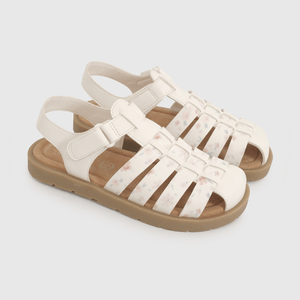 Sandalia Cangrejera Blanca de Niño talla 28 a 38