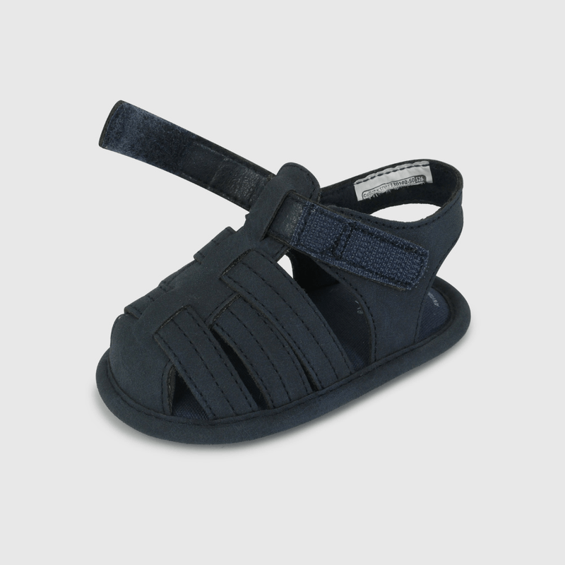 Sandalia Cangrejera Azul de Bebé talla 14 a 18