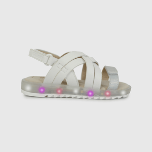 Sandalia de Luces Blanca de Caminante talla 21 a 27