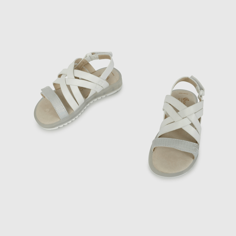 Sandalia de Luces Blanca de Caminante talla 21 a 27