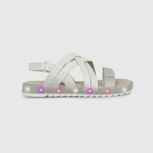 Sandalia de Luces Blanca de Niño talla 28 a 38