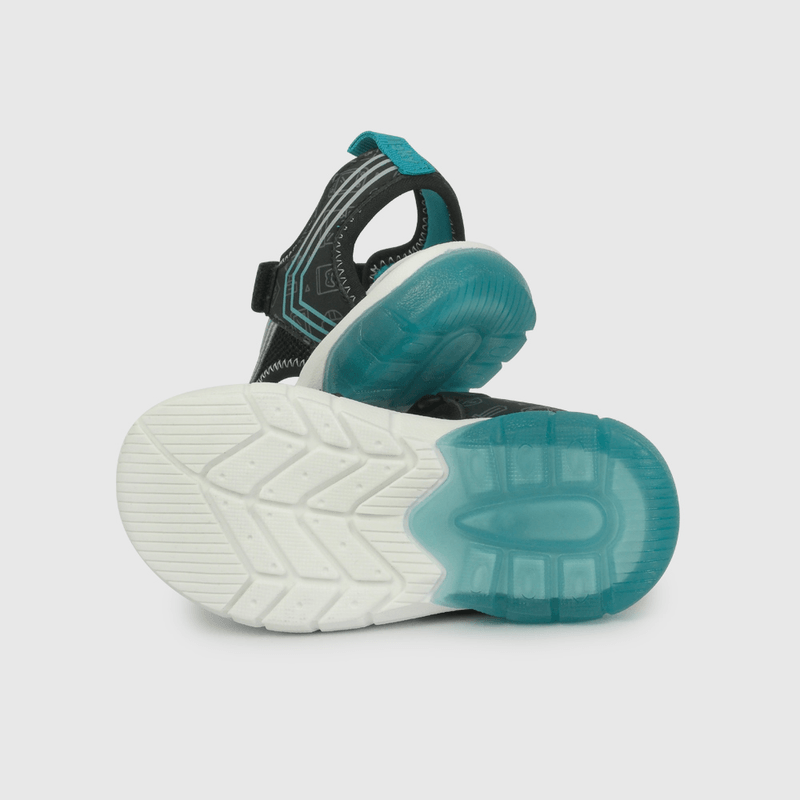 Sandalia Deportiva Negra Luces de Caminante talla 21 a 27