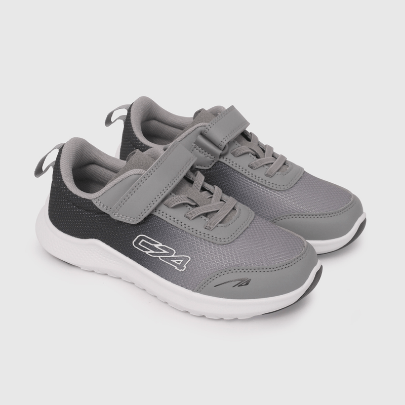 Zapatilla Deportiva Degradado Gris y Negro de Niño talla 28 a 38