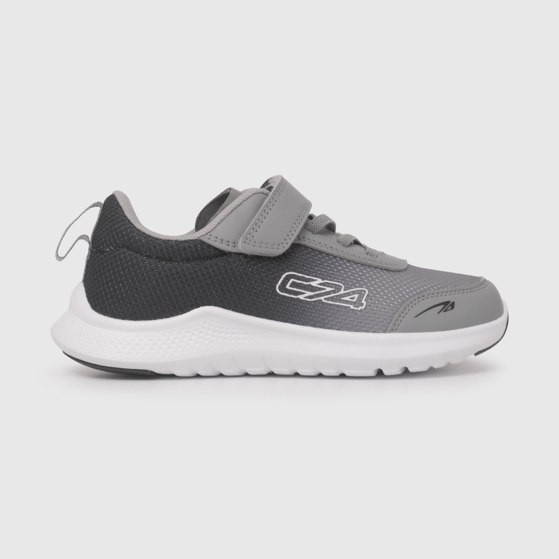 Zapatilla Deportiva Degradado Gris y Negro de Niño talla 28 a 38