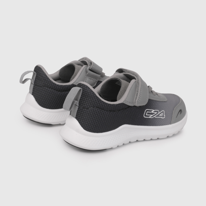 Zapatilla Deportiva Degradado Gris y Negro de Niño talla 28 a 38