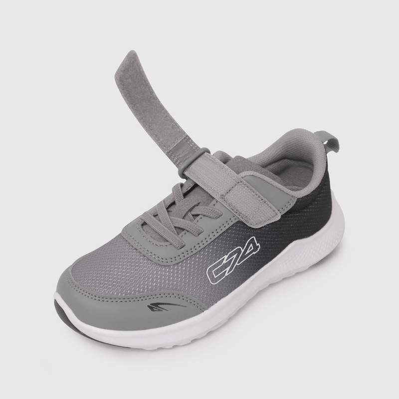 Zapatilla Deportiva Degradado Gris y Negro de Niño talla 28 a 38