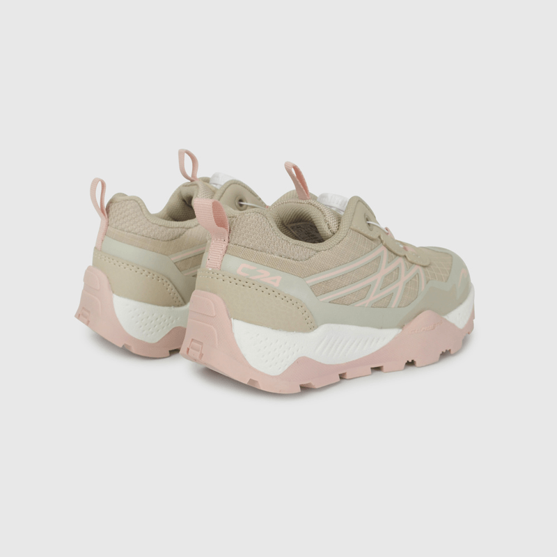 Zapatilla Outdoor Beige con Ajuste Giratorio de Caminante talla 21 a 27