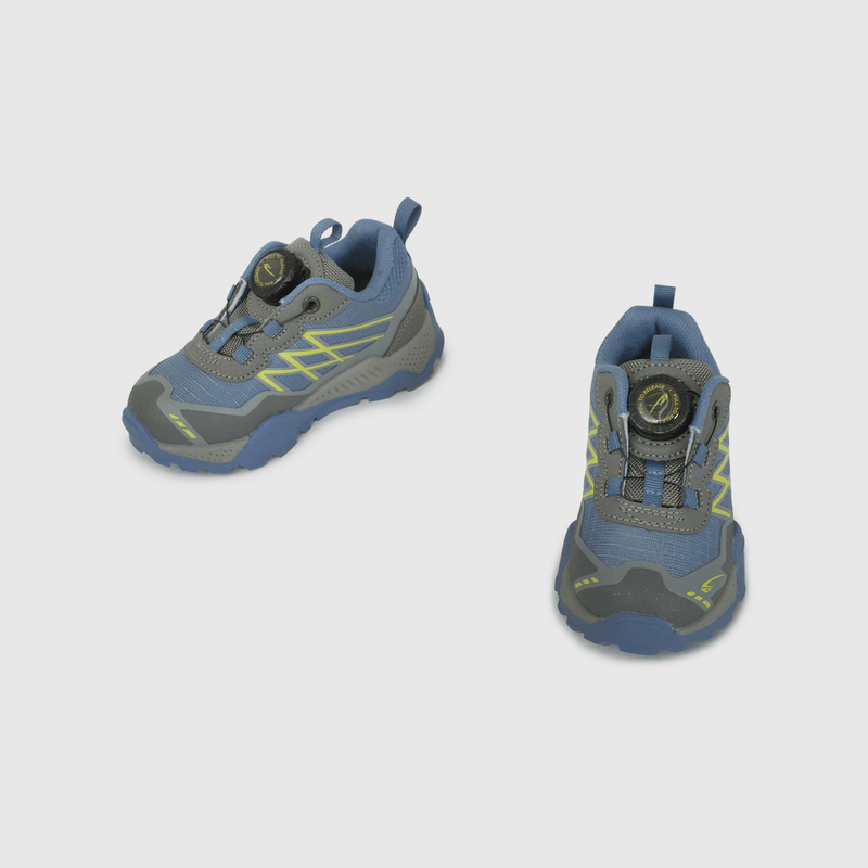 Zapatilla Outdoor Azul con Ajuste Giratorio de Caminante talla 21 a 27