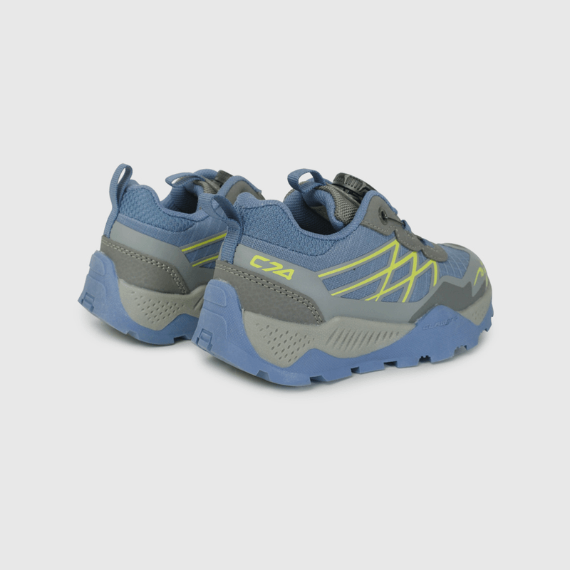 Zapatilla Outdoor Azul con Ajuste Giratorio de Caminante talla 21 a 27