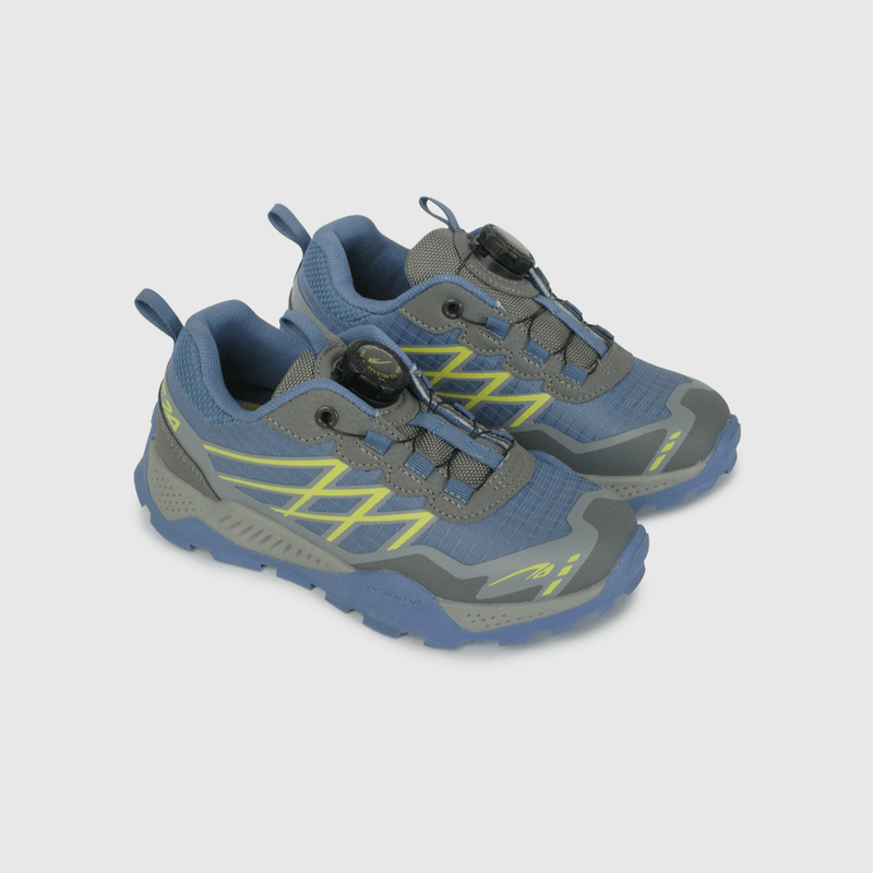 Zapatilla Outdoor Azul Cordón Elasticado de Niño talla 28 a 38