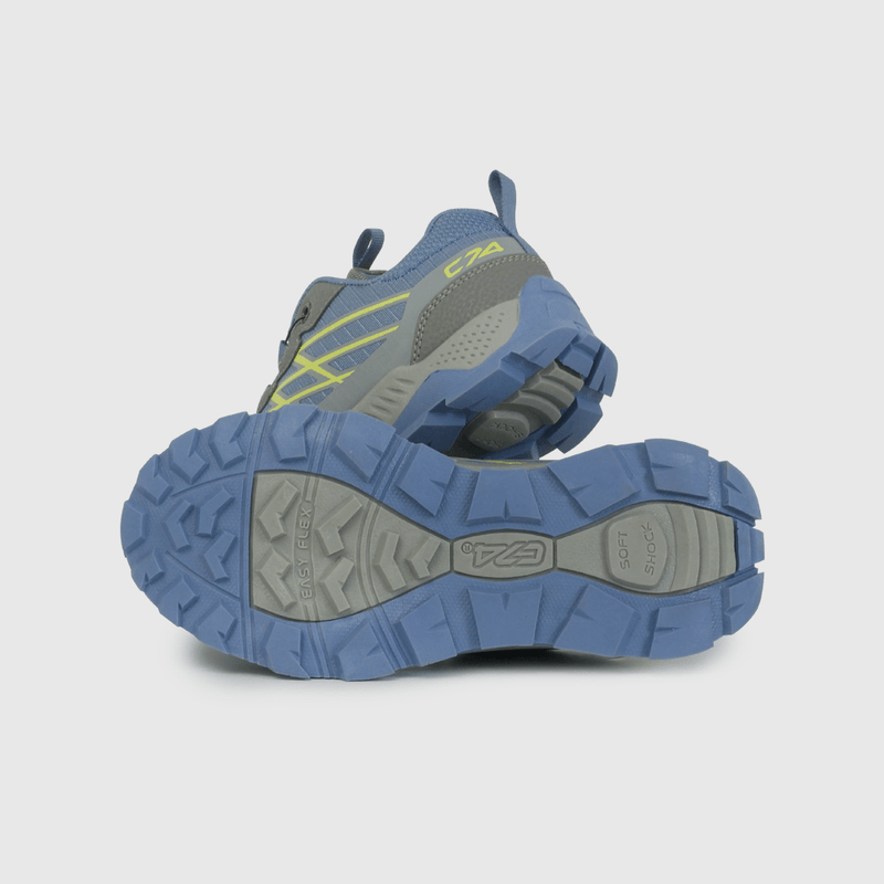 Zapatilla Outdoor Azul Cordón Elasticado de Niño talla 28 a 38