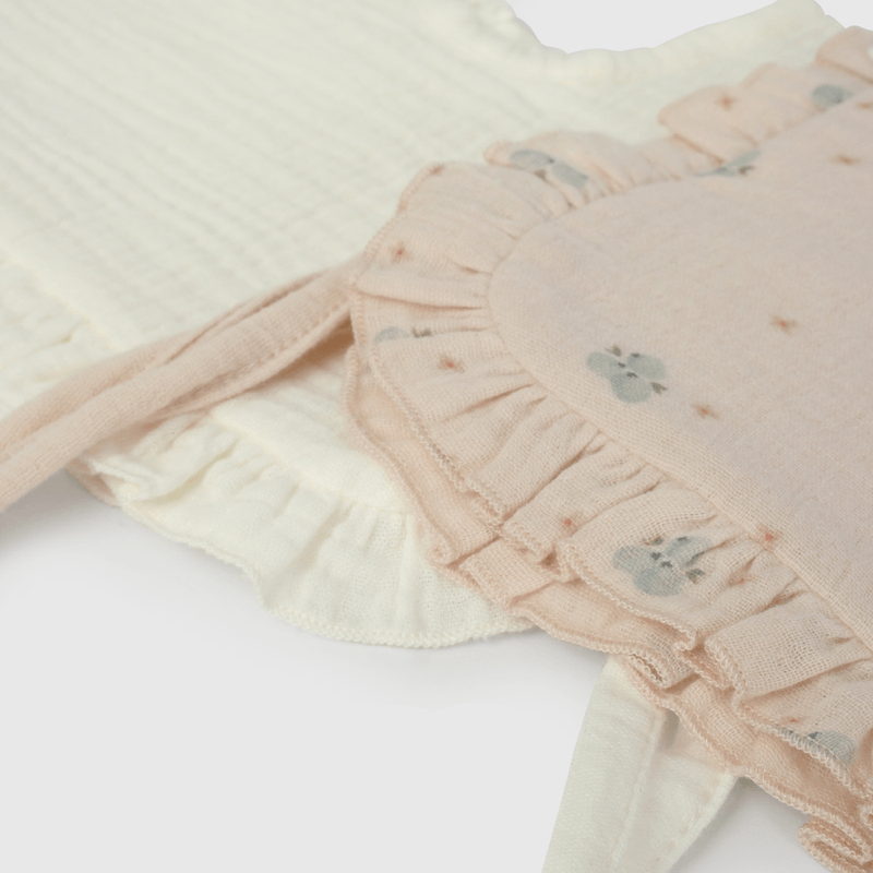 Packs Dos Baberos Impermeable Flores de New born talla Única
