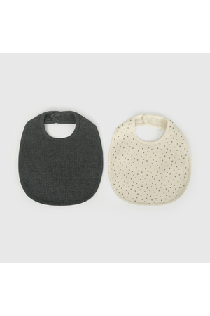 Pack Dos Baberos Impermeable Unisex de New born talla Única